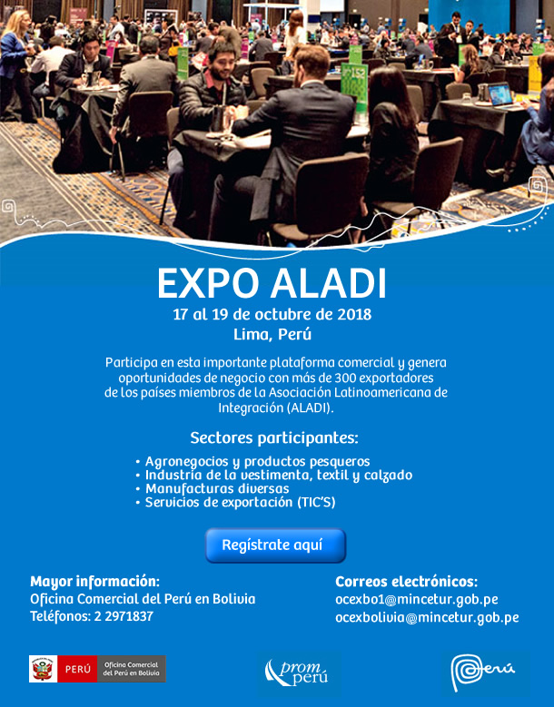 EXPO ALADI - 17 al 19 de octubre de 2018