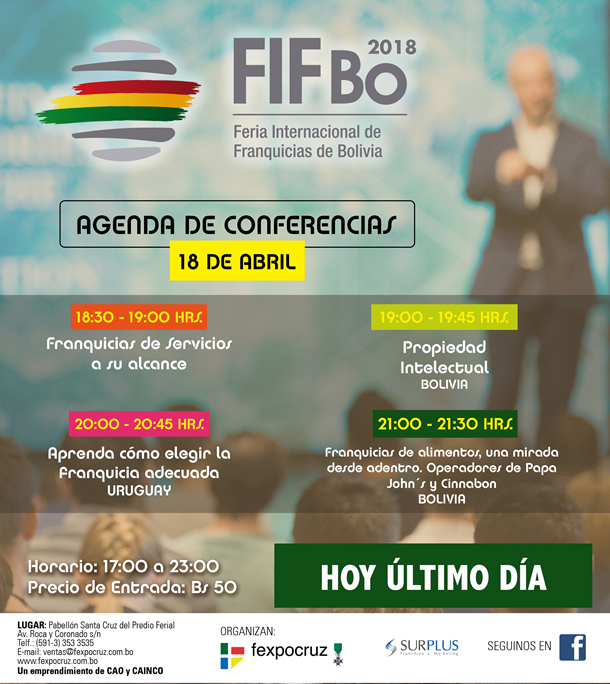 VISITA LA 5TA FERIA INTERNACIONAL DE FRANQUICIAS – FIFBO 2018
