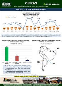 Bolivia: Exportaciones de Sorgo