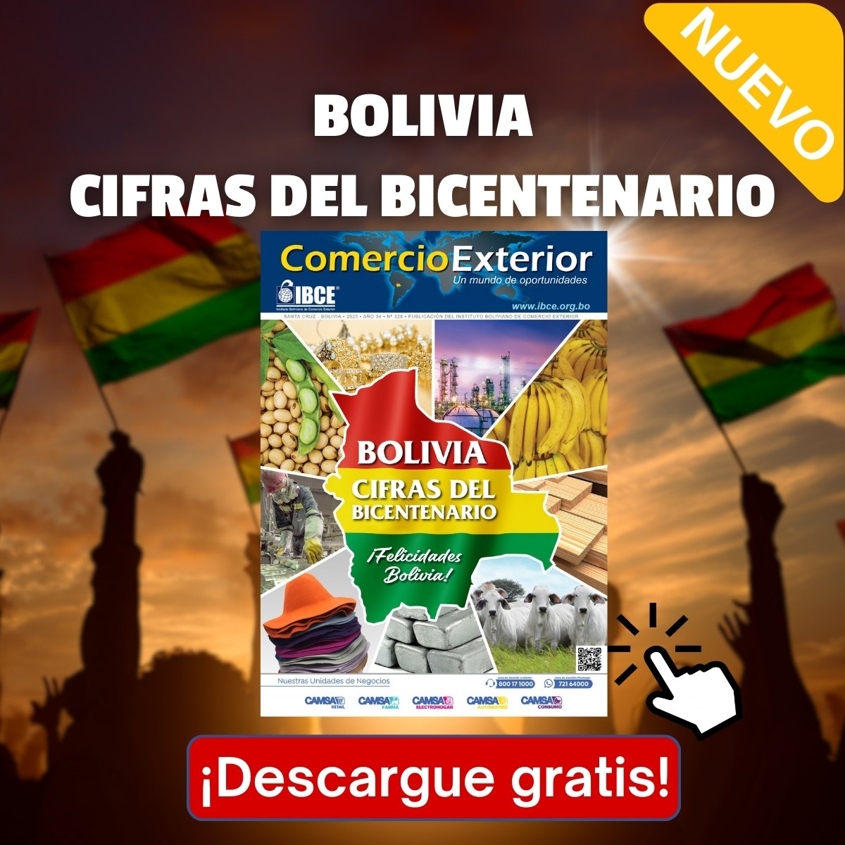 Cifras del Comercio Exterior Boliviano 2024
